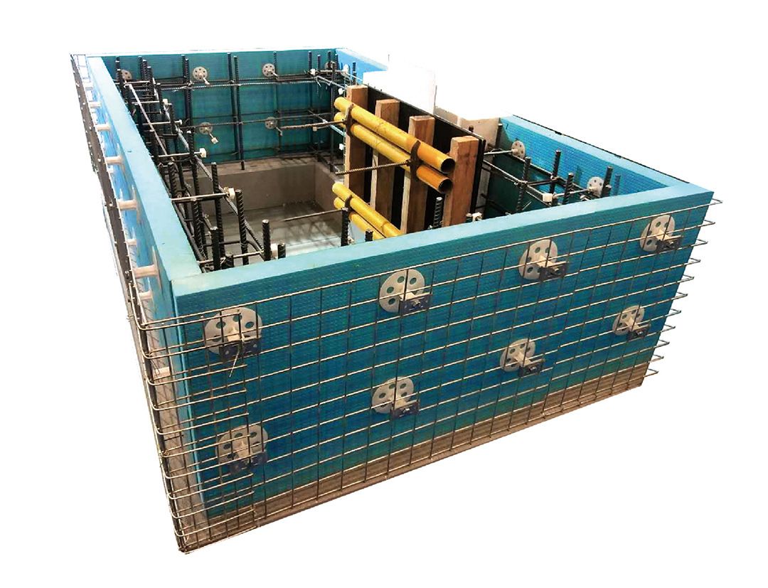 內置保溫一體板模型